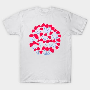 Red mushrooms T-Shirt